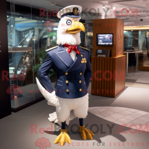 Navy Chicken maskot kostume...