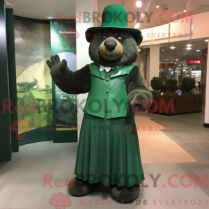 Figura de máscara de urso...