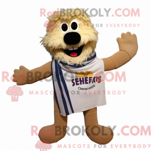 Tan Shepard S Pie mascot...