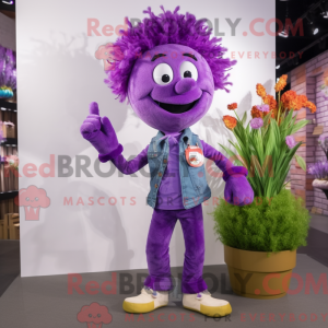 Postava maskota Purple...