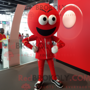 Postava maskota Red Soccer...