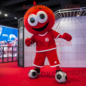 Red Soccer Goal...