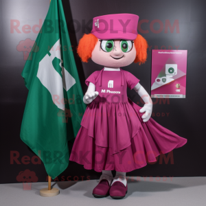 Magenta irländsk flagga...