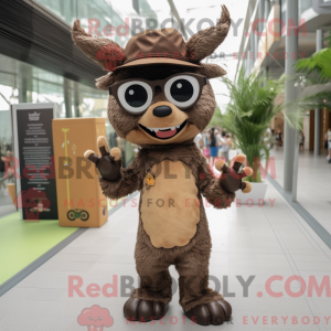Brown Chupacabra mascot...