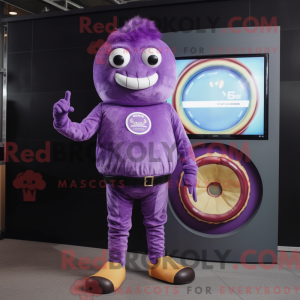 Disfraz de mascota Purple...