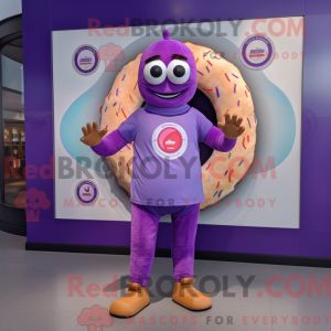 Maskotka Purple Donut...