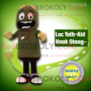 Olive Phone maskot kostyme...
