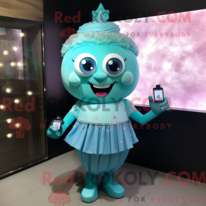 Turkis Cupcake maskot...