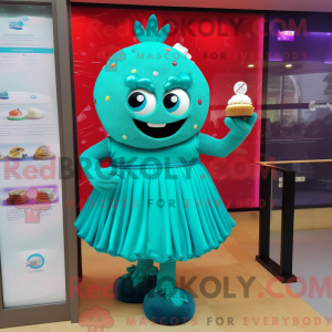 Turkis Cupcake maskot...