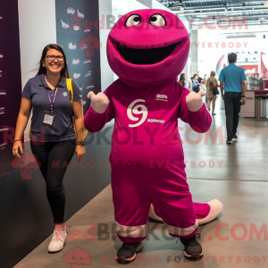 Magenta Titanoboa maskot...
