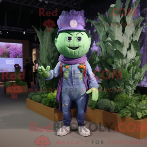 Lavender Spinach mascot...