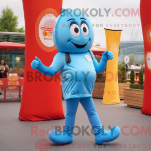 Disfraz de mascota Sky Blue...