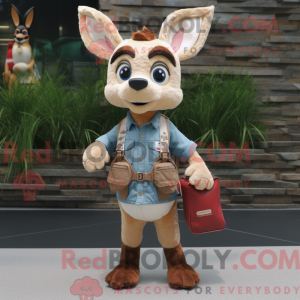 Personnage mascotte de cerf...
