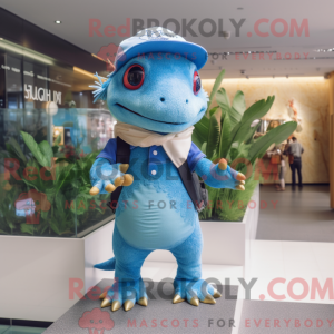 Blue Axolotls mascot...