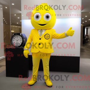 Yellow Wrist Watch mascot...