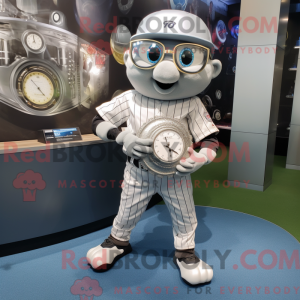 Sölv baseballbollmaskot...