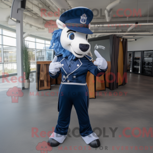 Disfraz de mascota Navy...