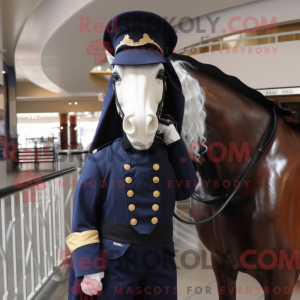 Disfraz de mascota Navy...