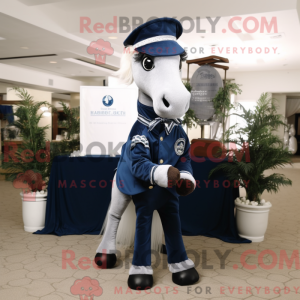 Navy Mare maskotdraktfigur...