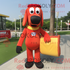 Hot Dogs mascot costume...