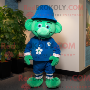 Costume mascotte Blue Bunch...