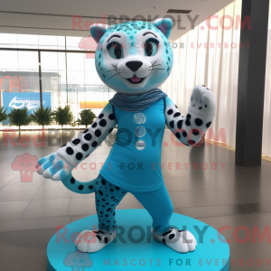 Cyan Cheetah máscara de...