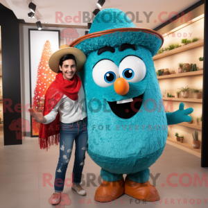 Turquoise Paella mascot...