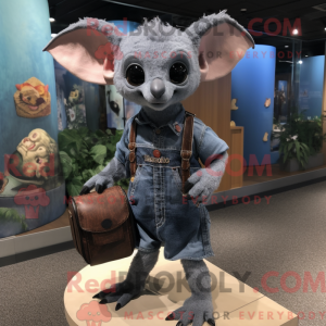 Gray Fruit Bat mascot...