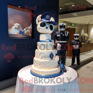 Navy Wedding Cake...