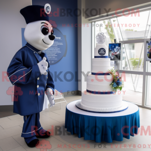 Navy Wedding Cake mascot...