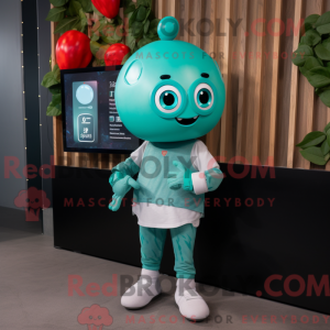 Postava maskota Teal Tomato...