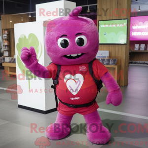 Disfraz de mascota Magenta...