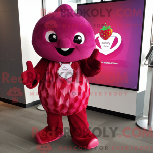 Disfraz de mascota Magenta...