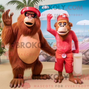Disfraz de mascota Baboon...