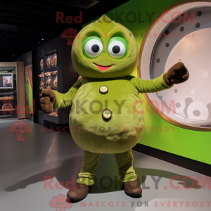 Olive Donut Maskottchen...