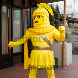 Lemon Yellow Roman Soldier...