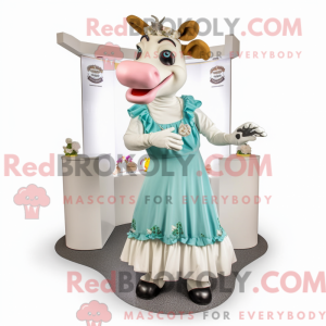 Costume mascotte de vache...