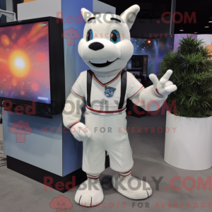 White Television mascot...