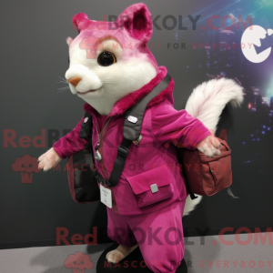 Mascotte d écureuil volant...