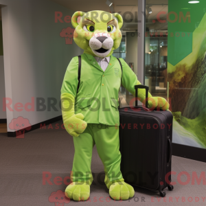 Lime Green Mountain Lion...