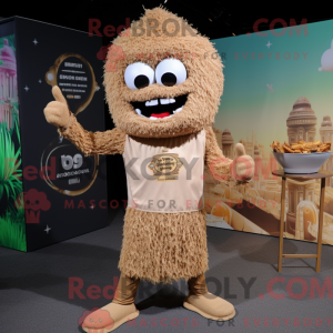 Tan Biryani mascottekostuum...