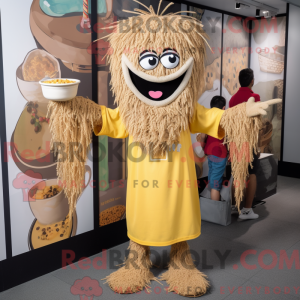 Tan Biryani mascottekostuum...