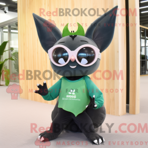 Forest Green Bat maskot...