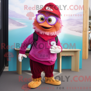 Figura de máscara Magenta...