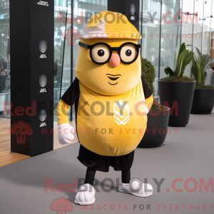 Gold Potato maskot drakt...