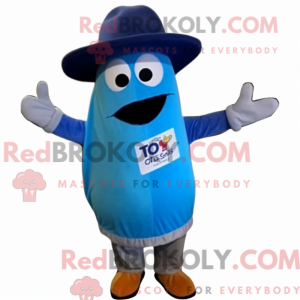 Blue Tacos maskotdraktfigur...
