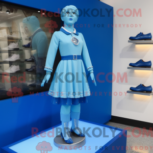 Postava maskota Sky Blue...