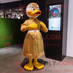 Figura de máscara de pato...