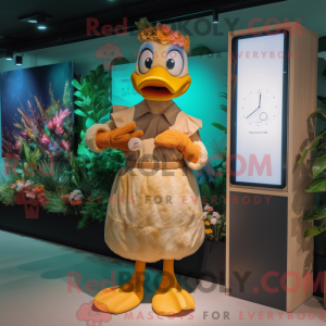 Figura de máscara de pato...