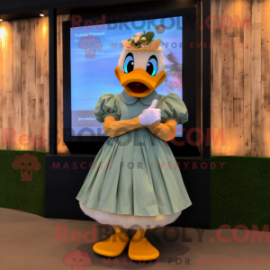 Figura de máscara de pato...